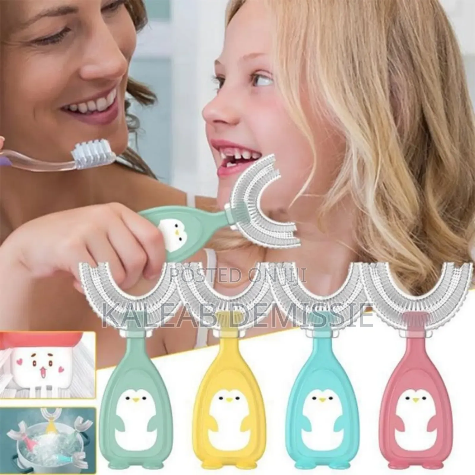 U-Shaped Baby Toothbrush Children Teeth Oral Care Cleaning Brush
