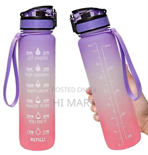 High Quality 900ml Water Bottle With Straw