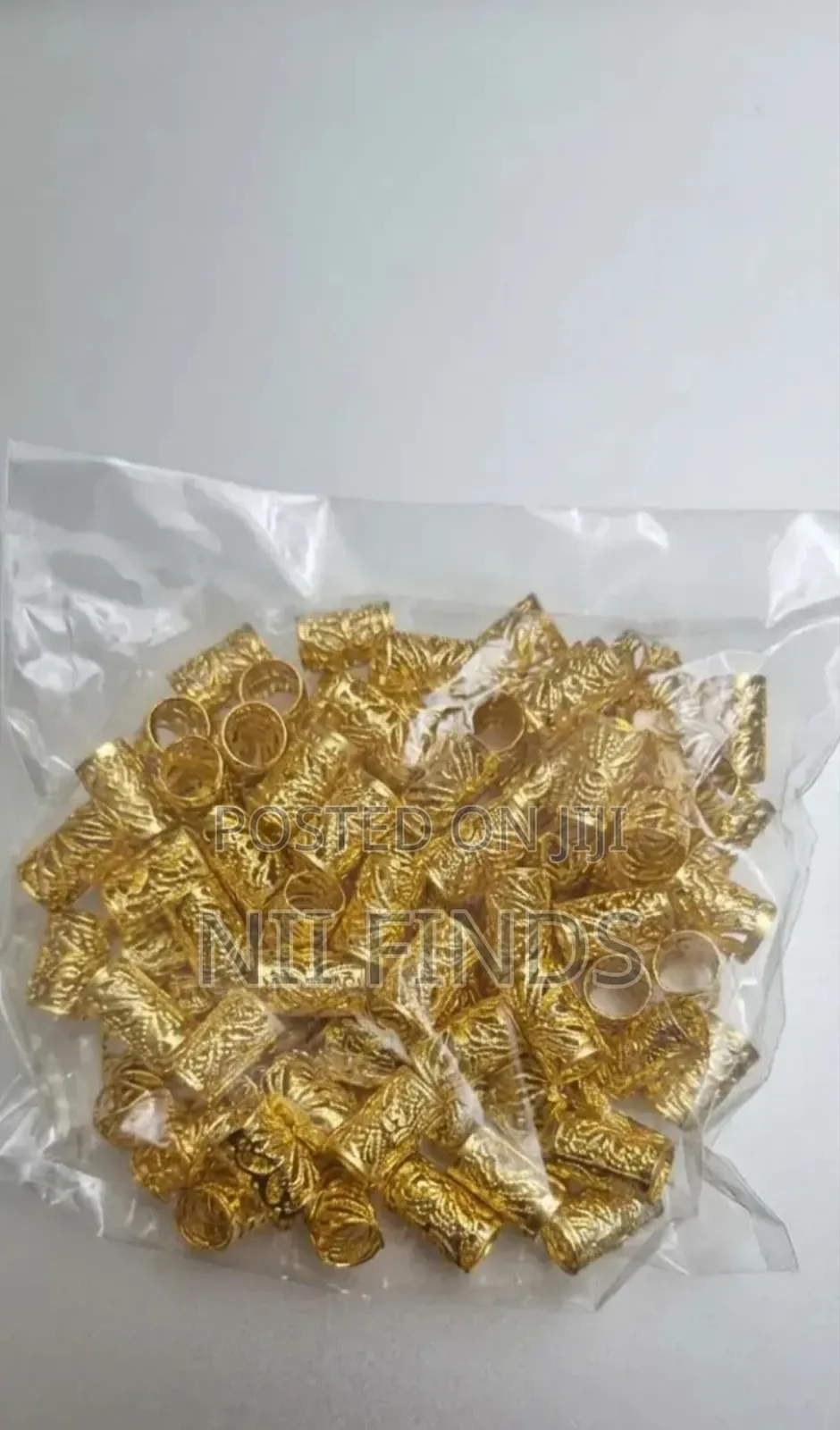 Golden Braid Ring for Hair and Hijab