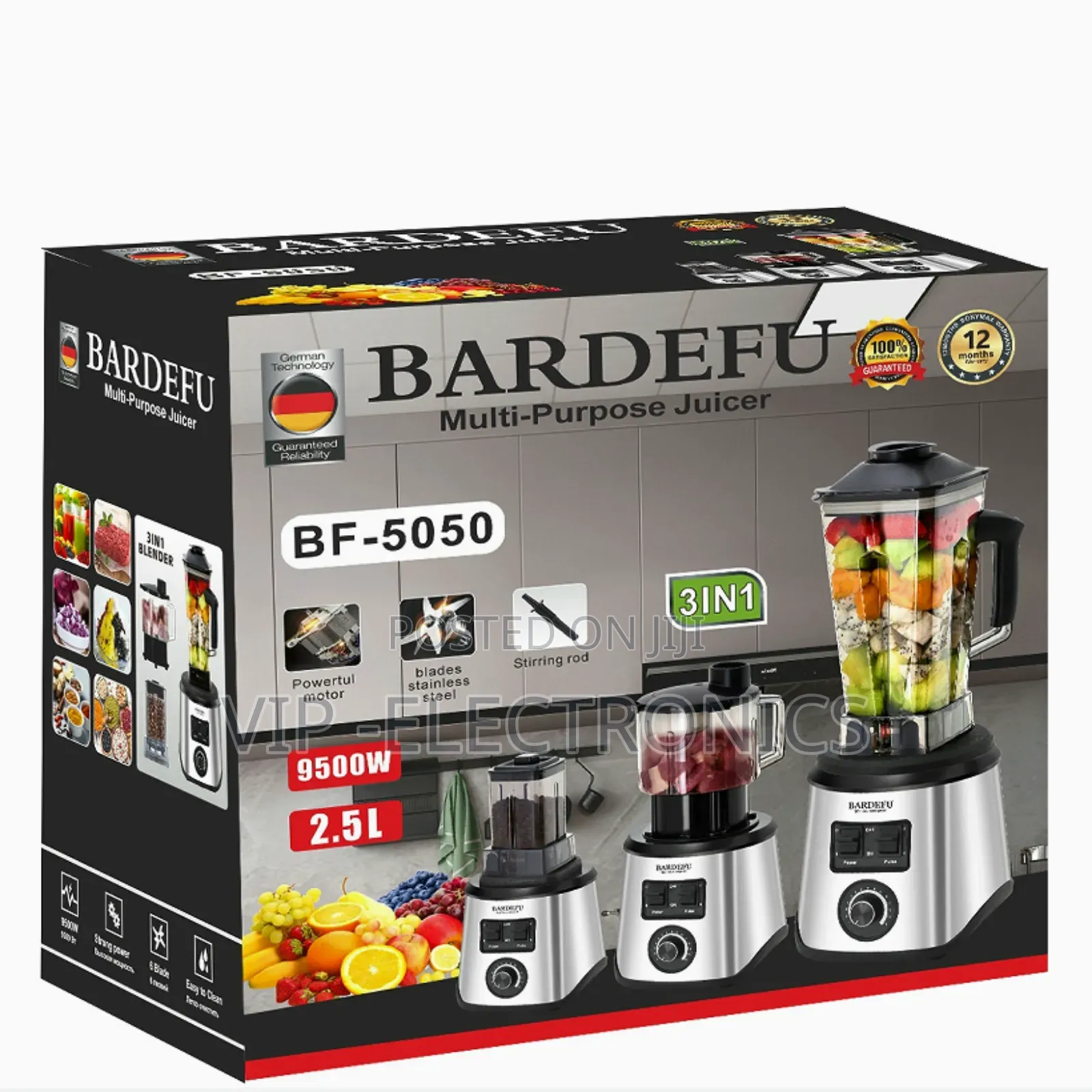 Bardefu Multi-Purpose Juicer 3in1