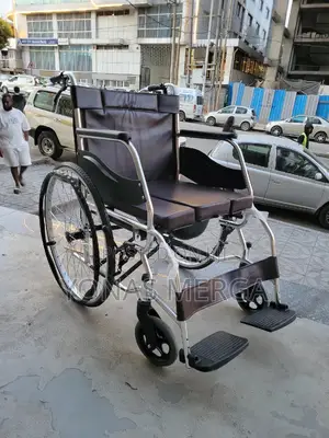 Toilet Wheelchair畚粵 Easy to Carry 13.3 Lb Frame, Matte Black