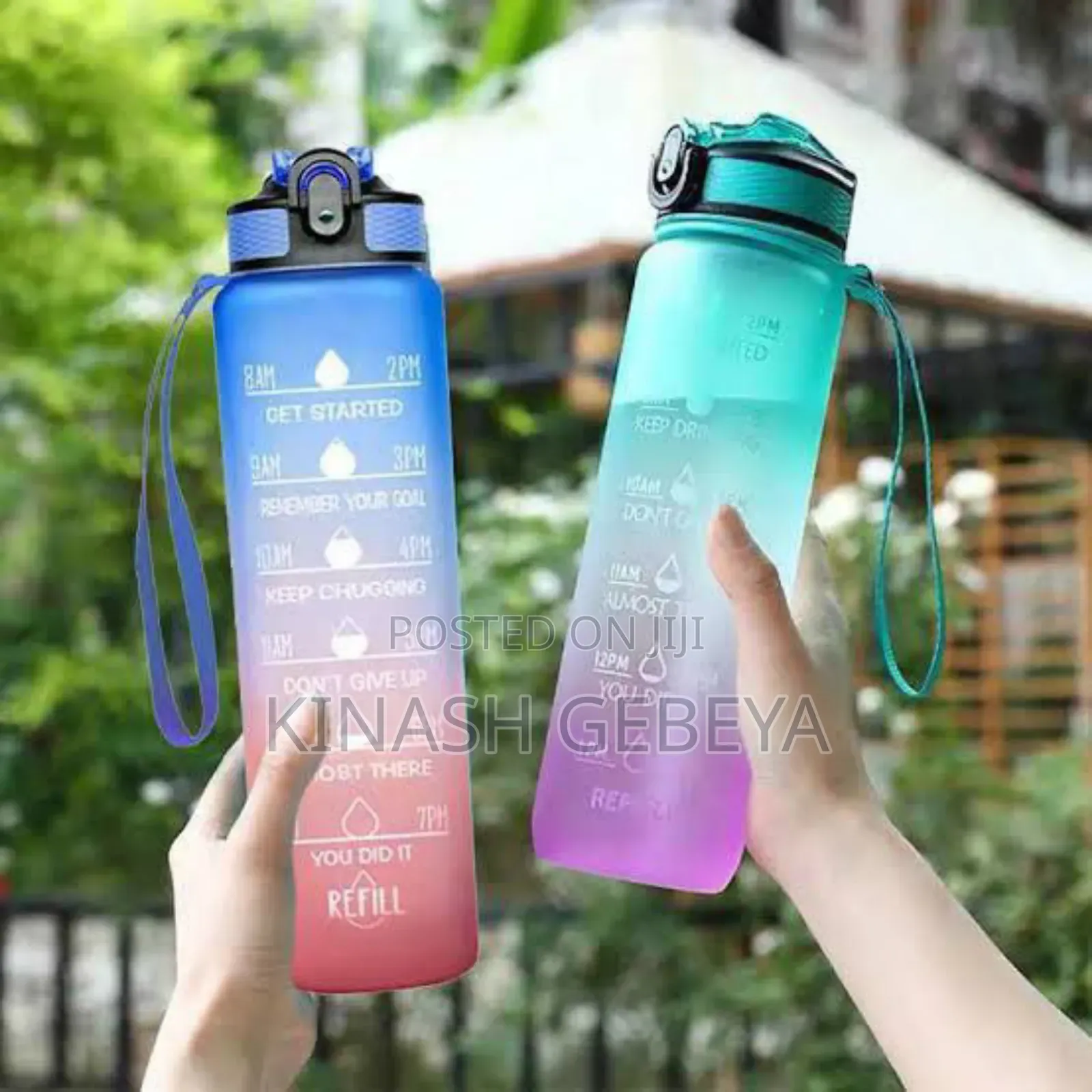 Top Quality Water Bottle With Straw(900ml Capacity)