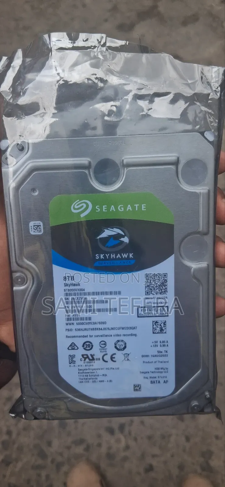 Hard Disk 8 Tera