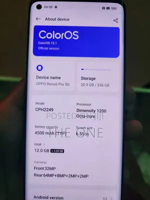 Oppo Reno6 Pro 5G 256 GB