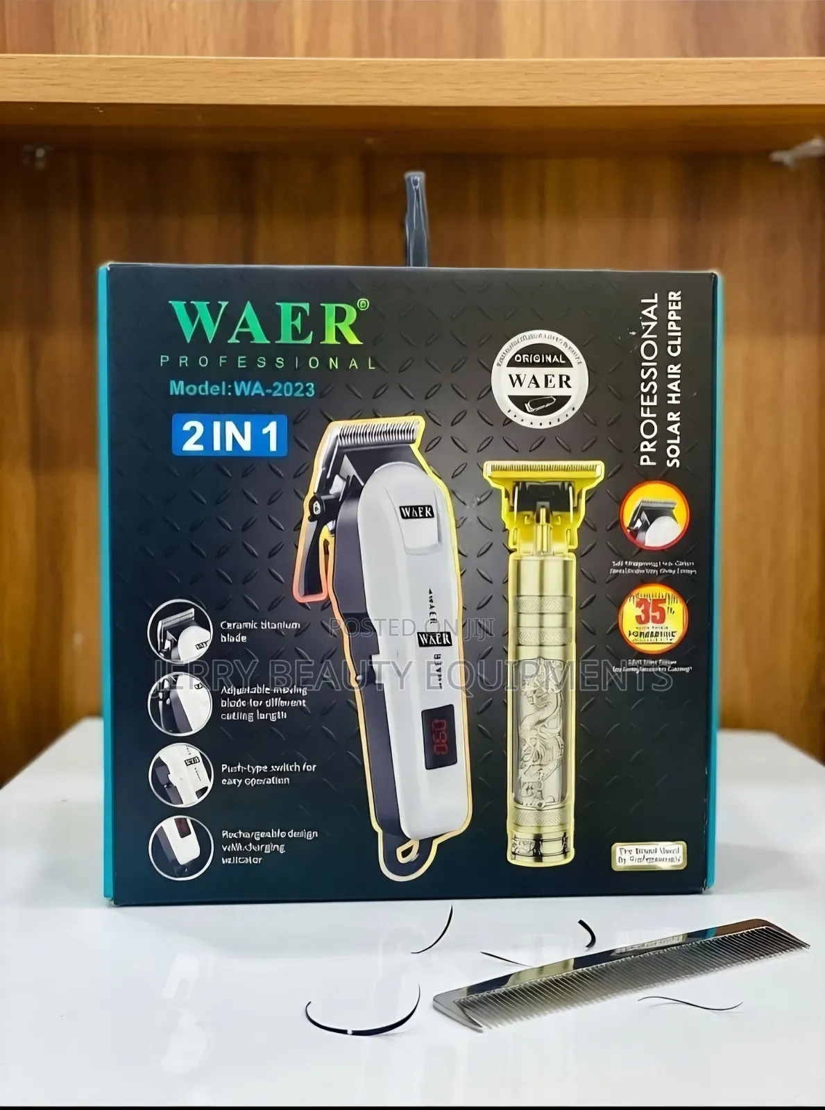 Waer Wa-2023 2-in-1 Clipper Set