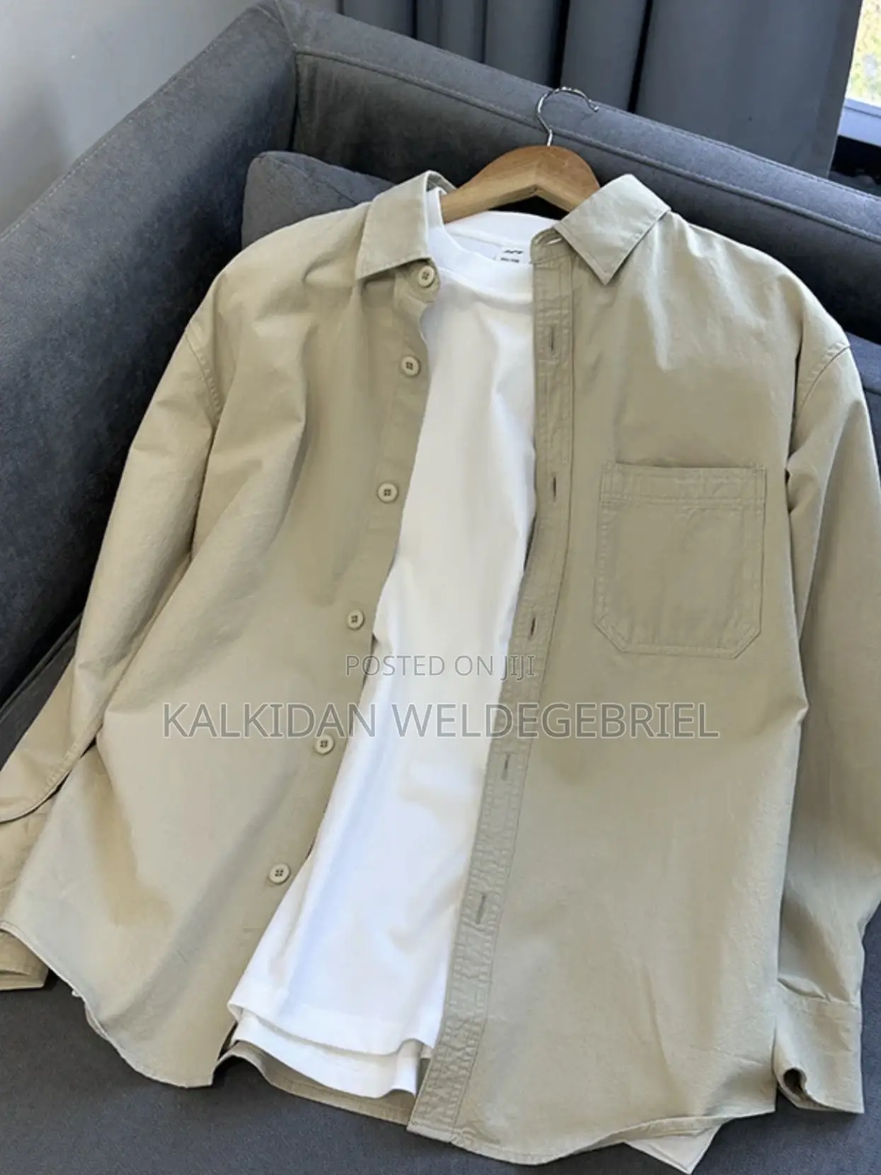 Cotton Workwear Over-shirt