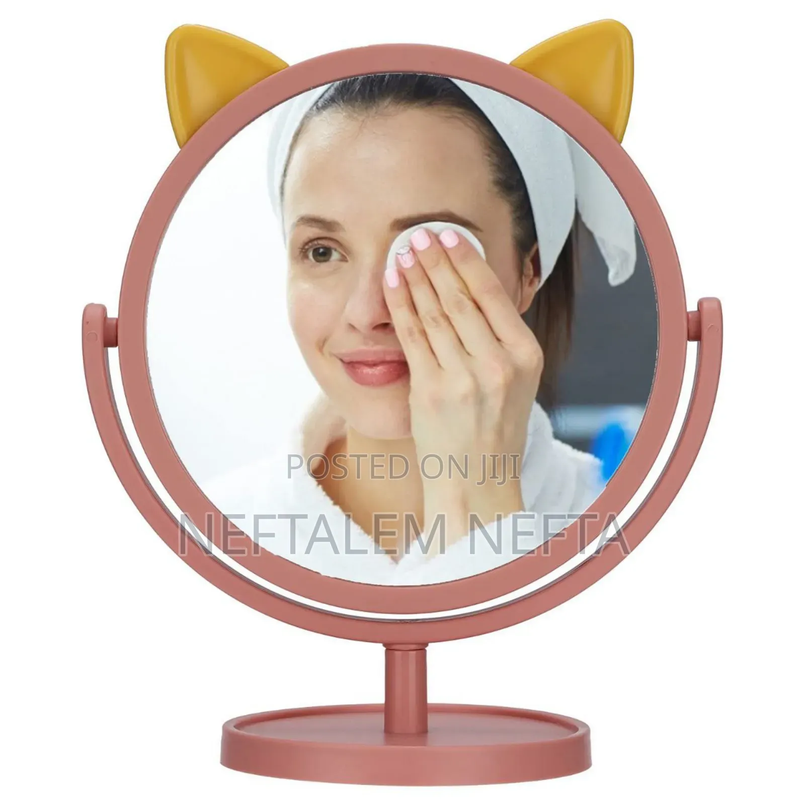 Portable Rotating Tabletop Mirror
