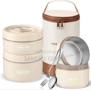 Portable Insulated Lunch Container 
3 Pieces