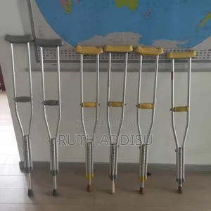 Adjustable Disabled Aluminum Elbow Crutches Medical Axillary Crutches