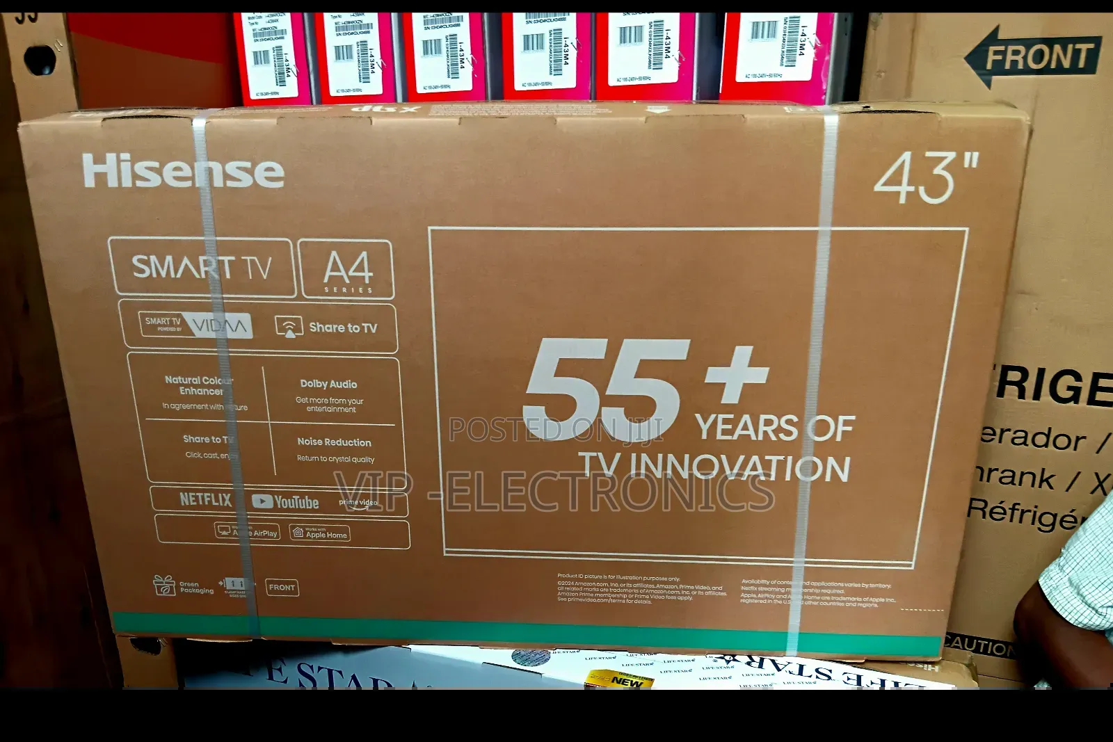 Hisense 43 Inch Smart Tv A4 Series – Vidaa Smart, Dolby Audio