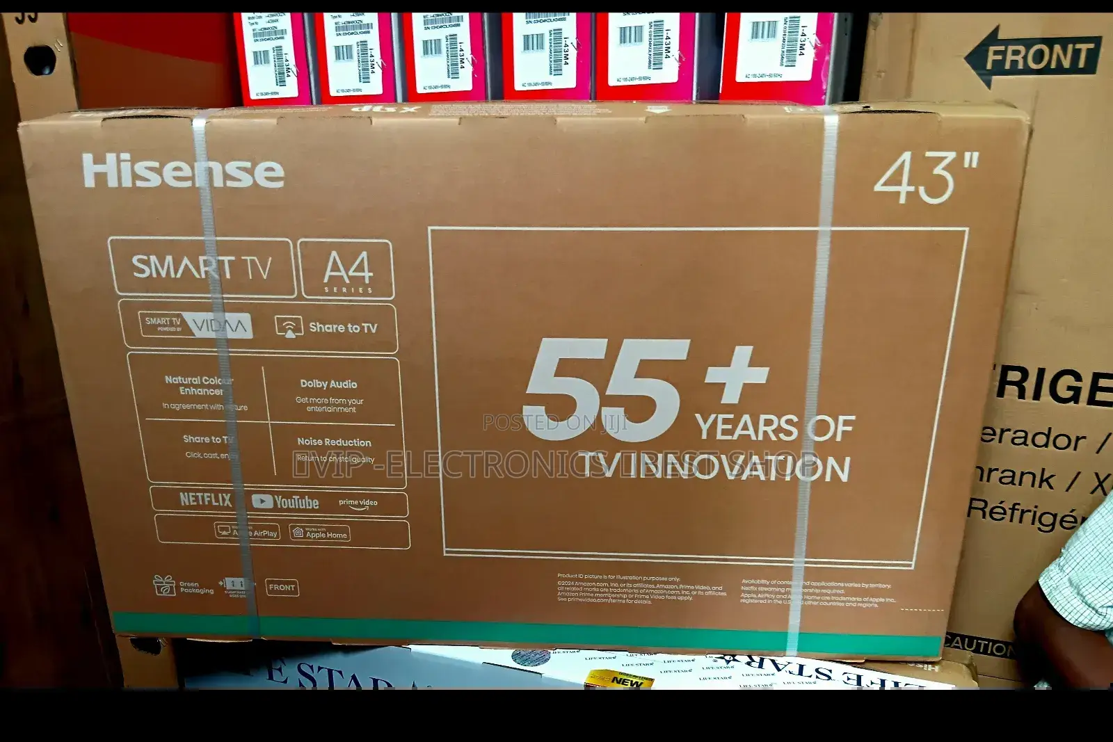 Hisense 43 Inch Smart Tv A4 Series – Vidaa Smart, Dolby Audio