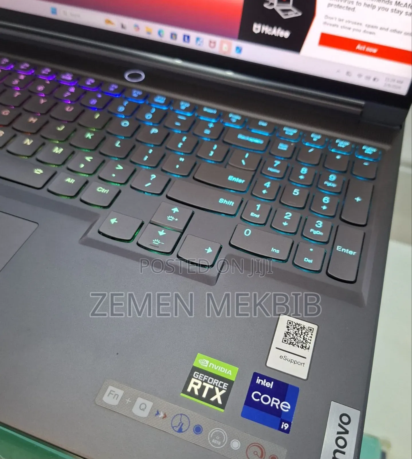 New Laptop Lenovo Legion 5 16GB Intel Core i9 SSD 1T