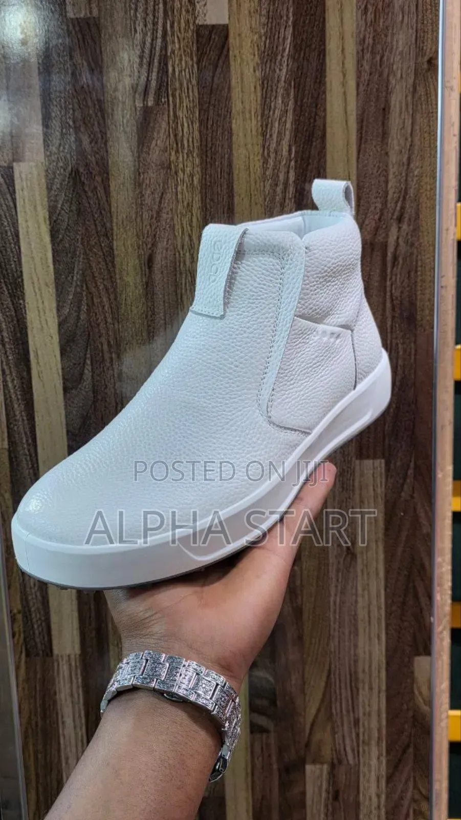 New Arrival አዲስ የገቡ Edco Leather Boots High Master Quality