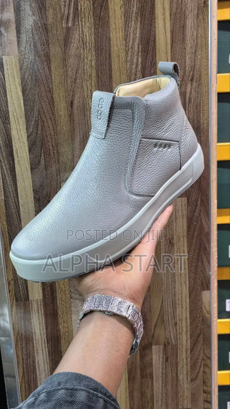 New Arrival አዲስ የገቡ Edco Leather Boots High Master Quality