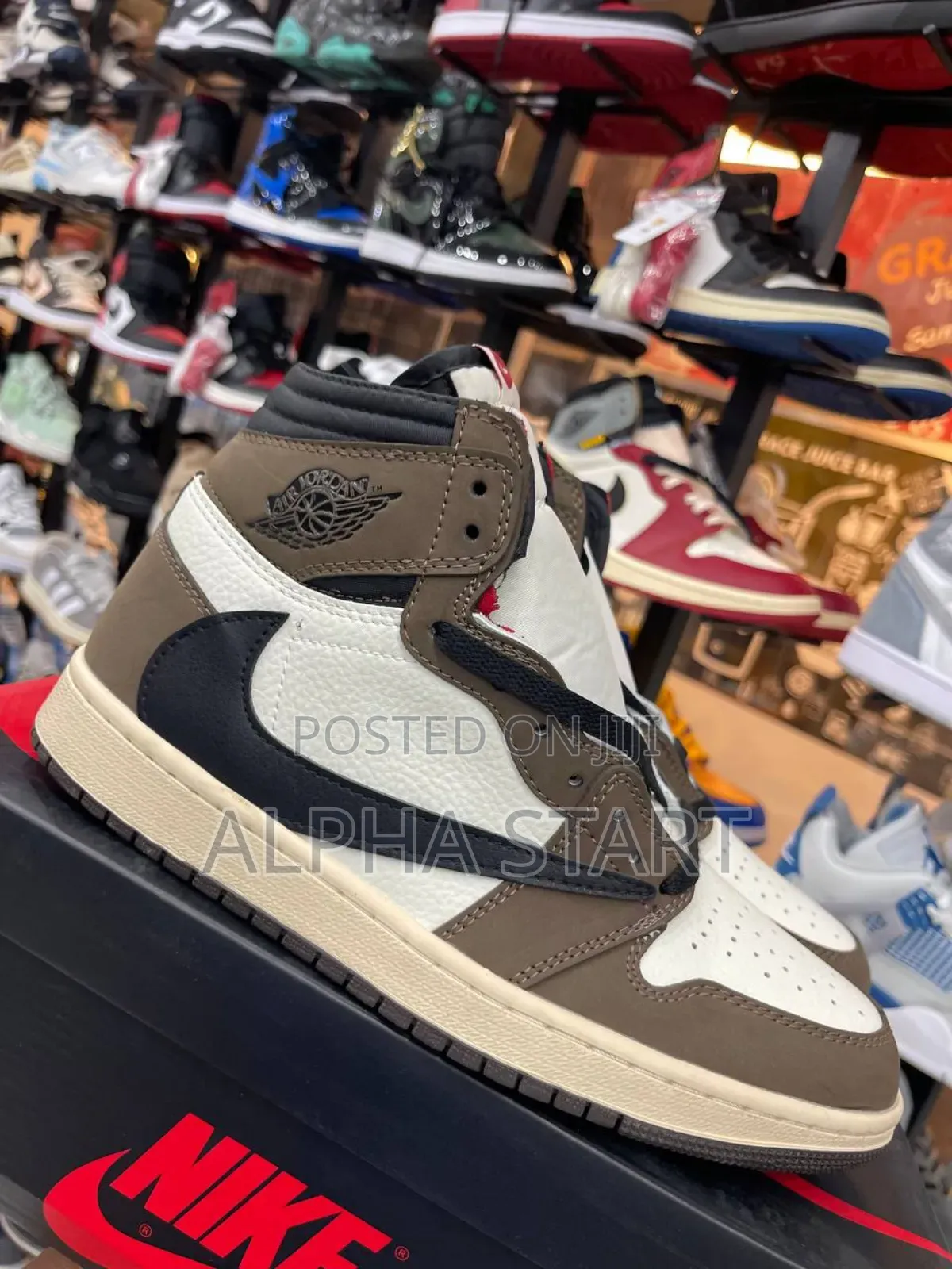Jordan 1 Retro Palomino and Travis High Master Quality Boots Shoes
