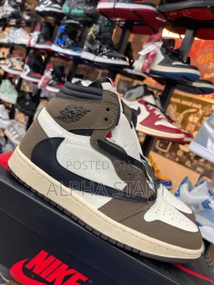 Jordan 1 Retro Palomino and Travis High Master Quality Boots Shoes