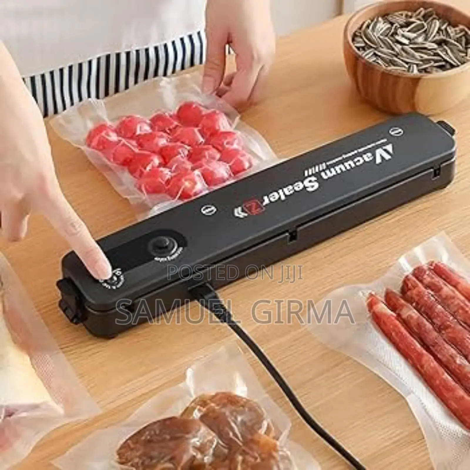 ላስቲክ ዉስጥ ያለዉን አየር ስቦ ማሸግ የሚችል Automatic Vacuum Sealer Machine