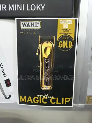Wahl Professional 5-Star Gold Cordless Magic Clip Hair Clipper.