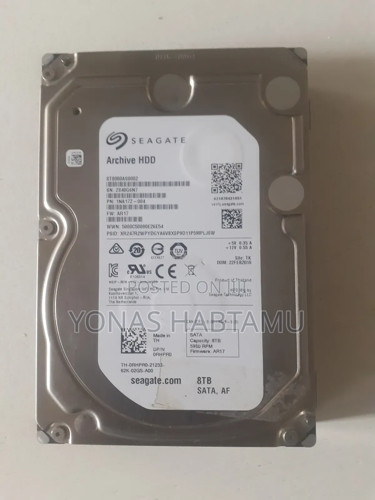 Hard Disk 8tb