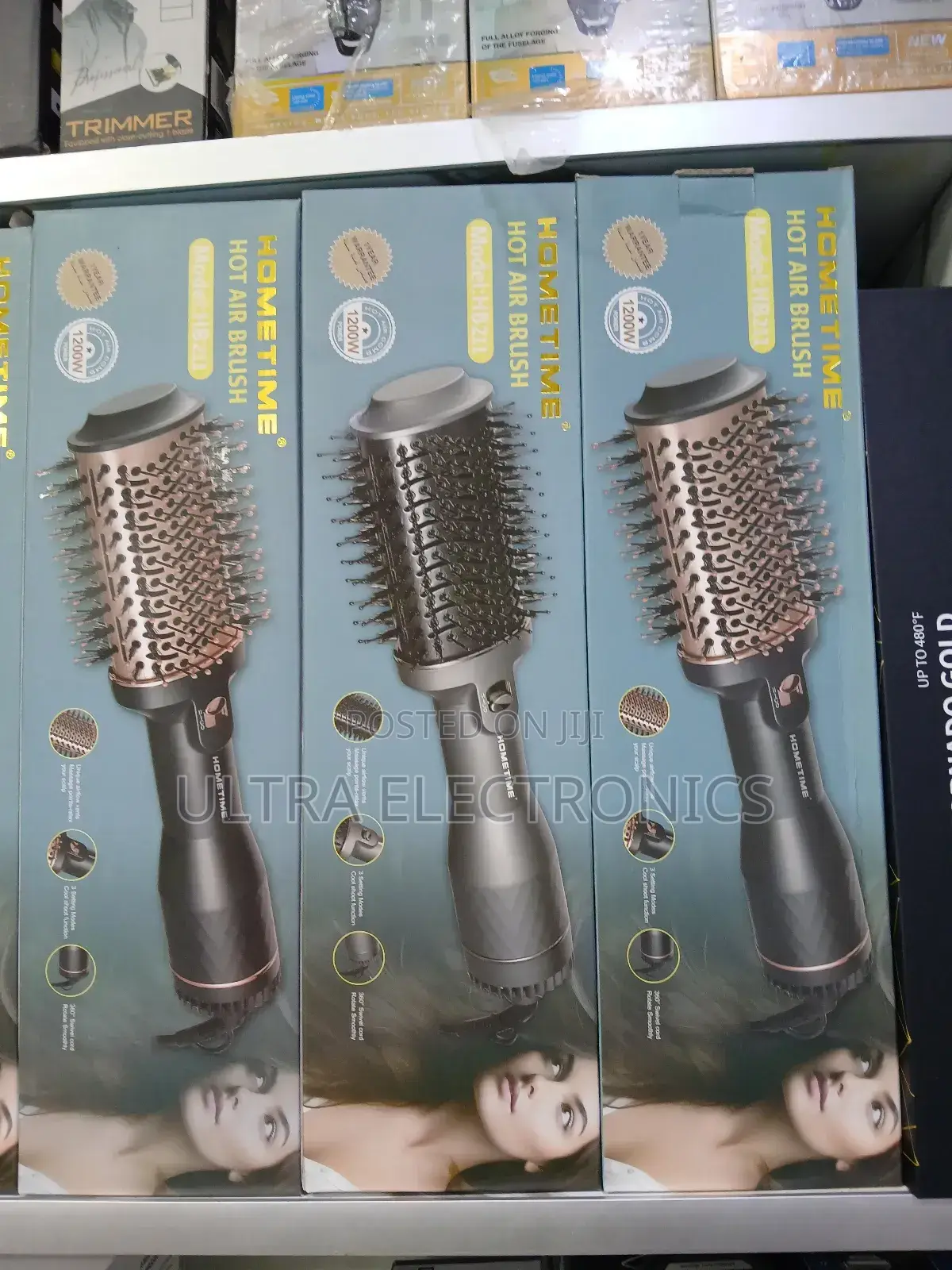 Hot Air Brush Hometime Hot Air Brush, Model Hb211, Which Features A