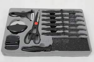18 PCS Kitchen Knife Set-18 የቢላ ሴት