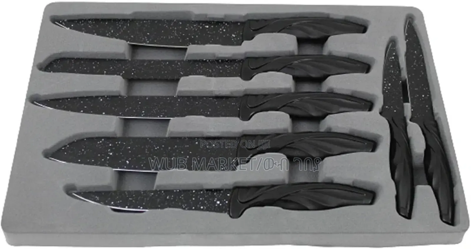 18 PCS Kitchen Knife Set-18 የቢላ ሴት