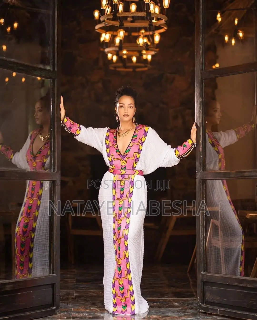 Chiffon ሽፎን የሀበሻ ቀሚስ Habesha Kemis Yehabesha Libs የሐበሻ ልብስ Traditional