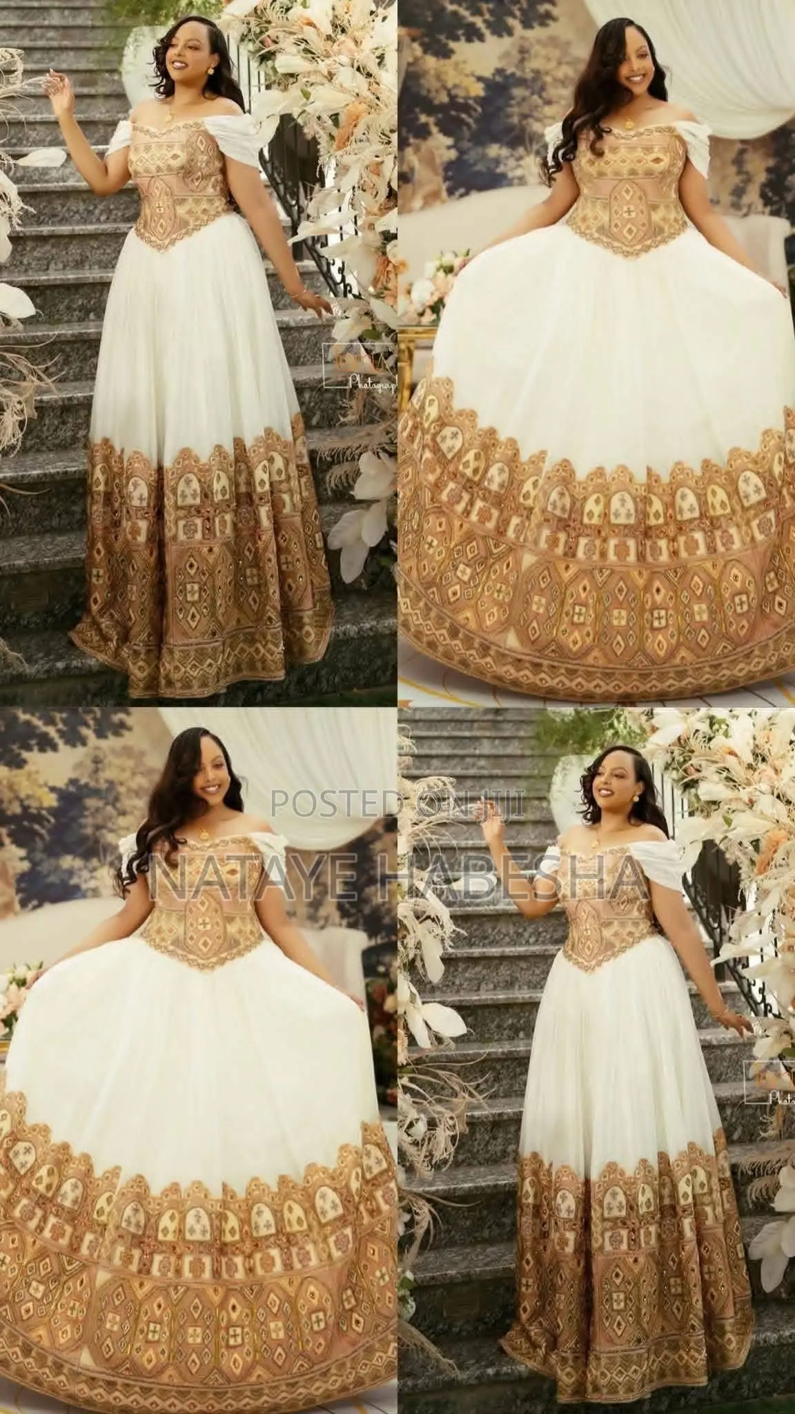 Chiffon ሽፎን የሀበሻ ቀሚስ Habesha Kemis Yehabesha Libs የሐበሻ ልብስ Traditional