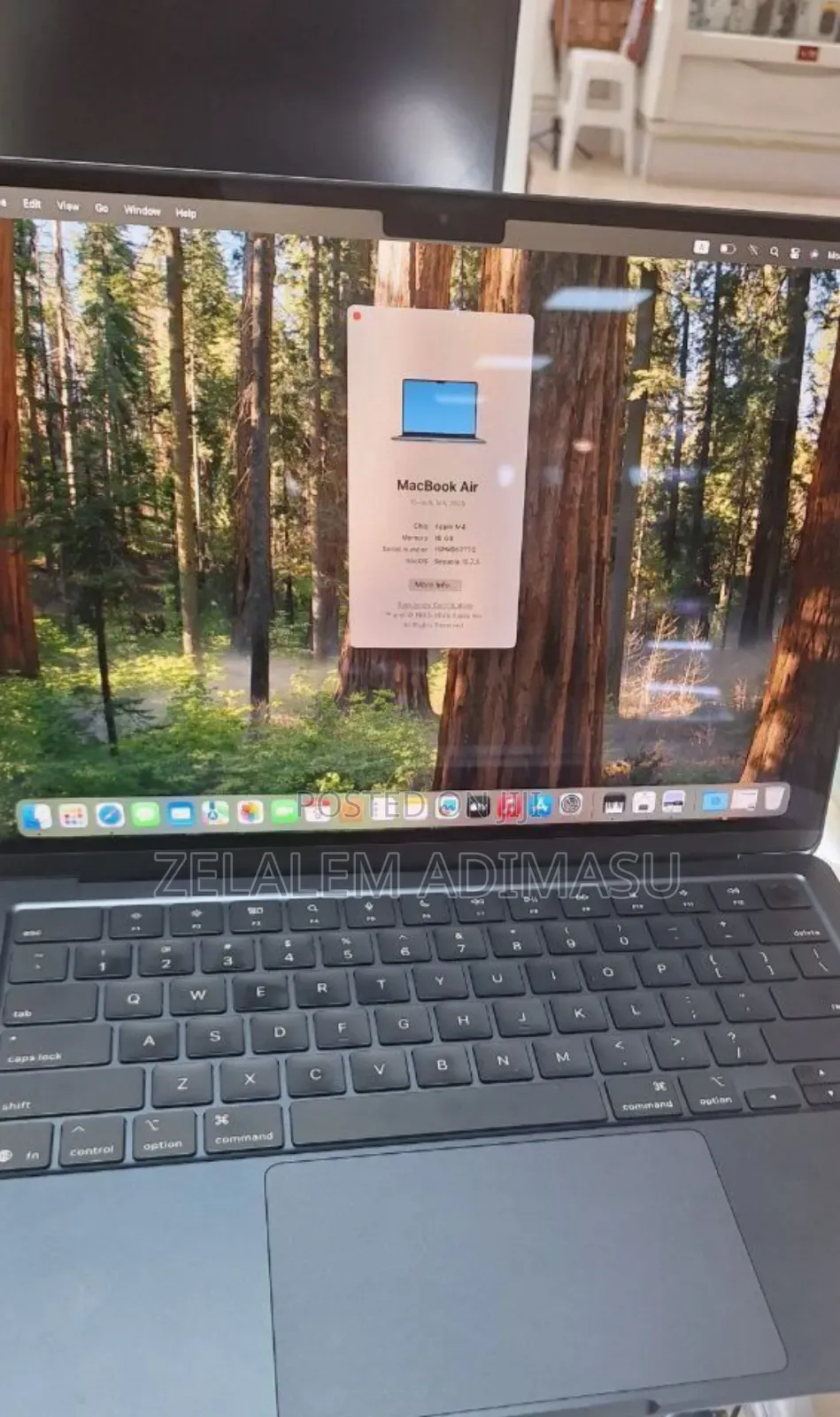 New Laptop Apple MacBook Air 2025 M4 13-inch 16GB Apple M4 SSD 256GB