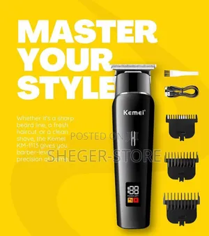 Brand New Orginal Kemei Professional Trimmer (የጥራት እና የብቃት መገለጫ)