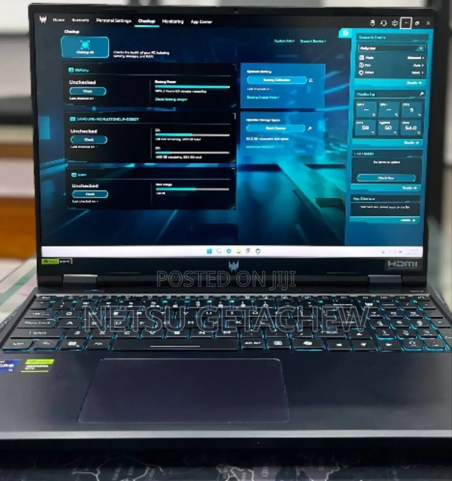 New Laptop Acer Predator Helios Neo 16 16GB Intel Core i9 SSD 1T
