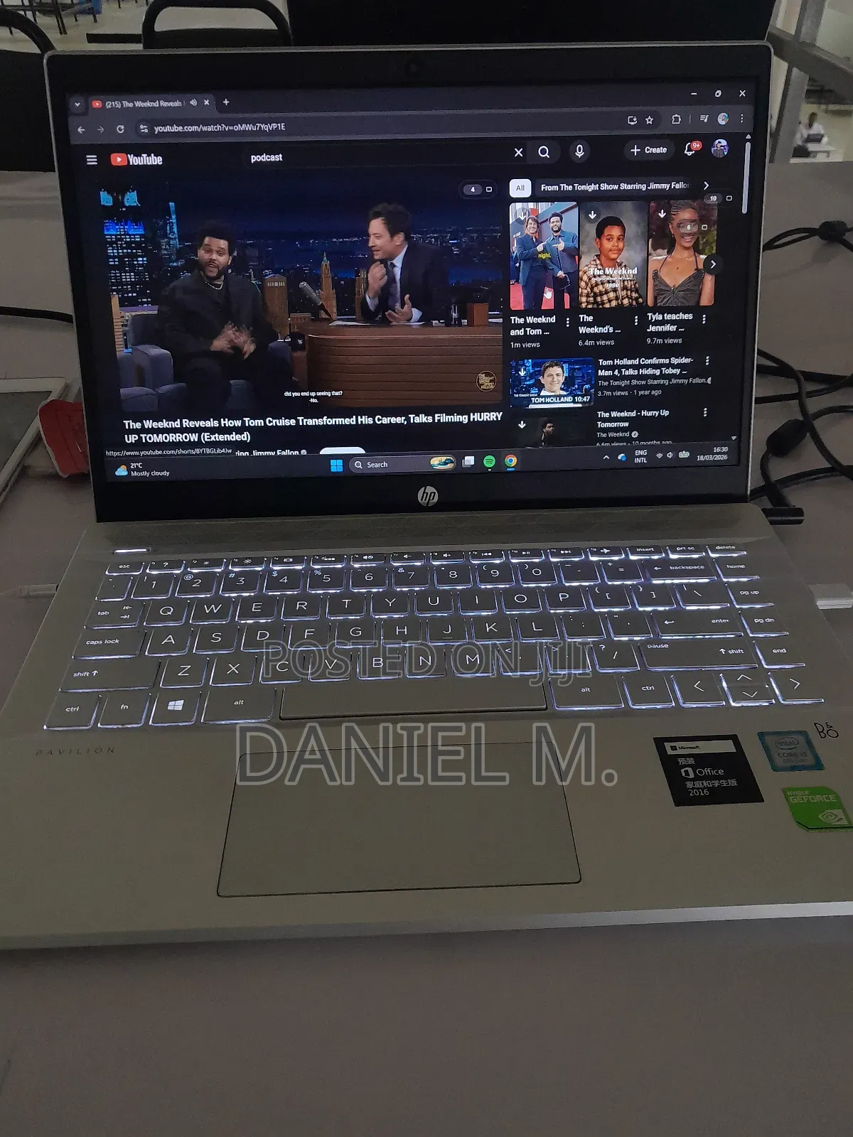 Laptop HP Pavilion 15 16GB Intel Core i5 SSD 512GB