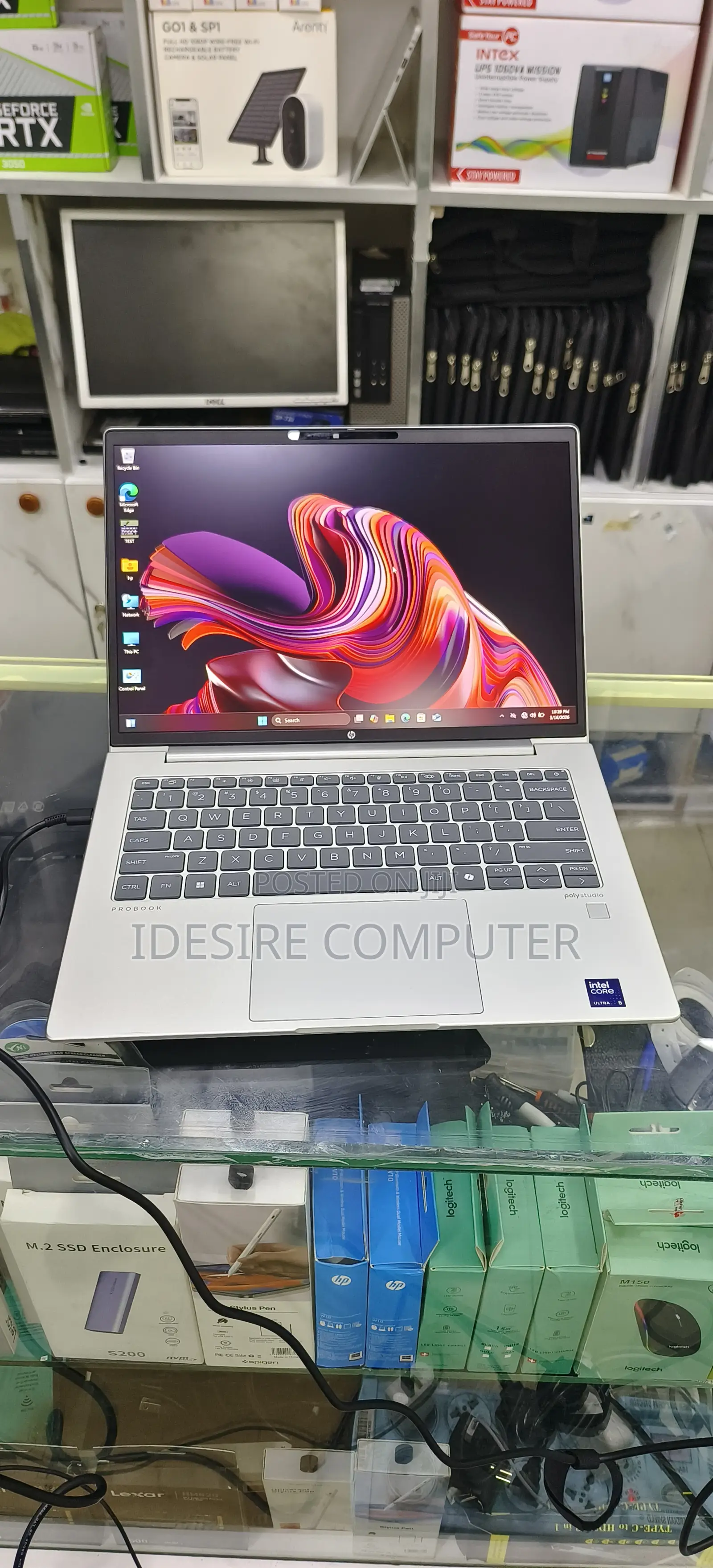New Laptop HP ProBook 440 G10 8GB Intel Core Ultra 5 SSD 512GB