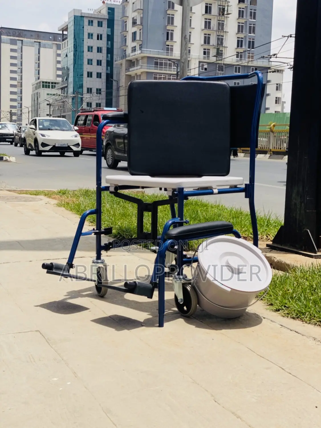 Kosmocare Prime Powder Coated Commode Wheelchair