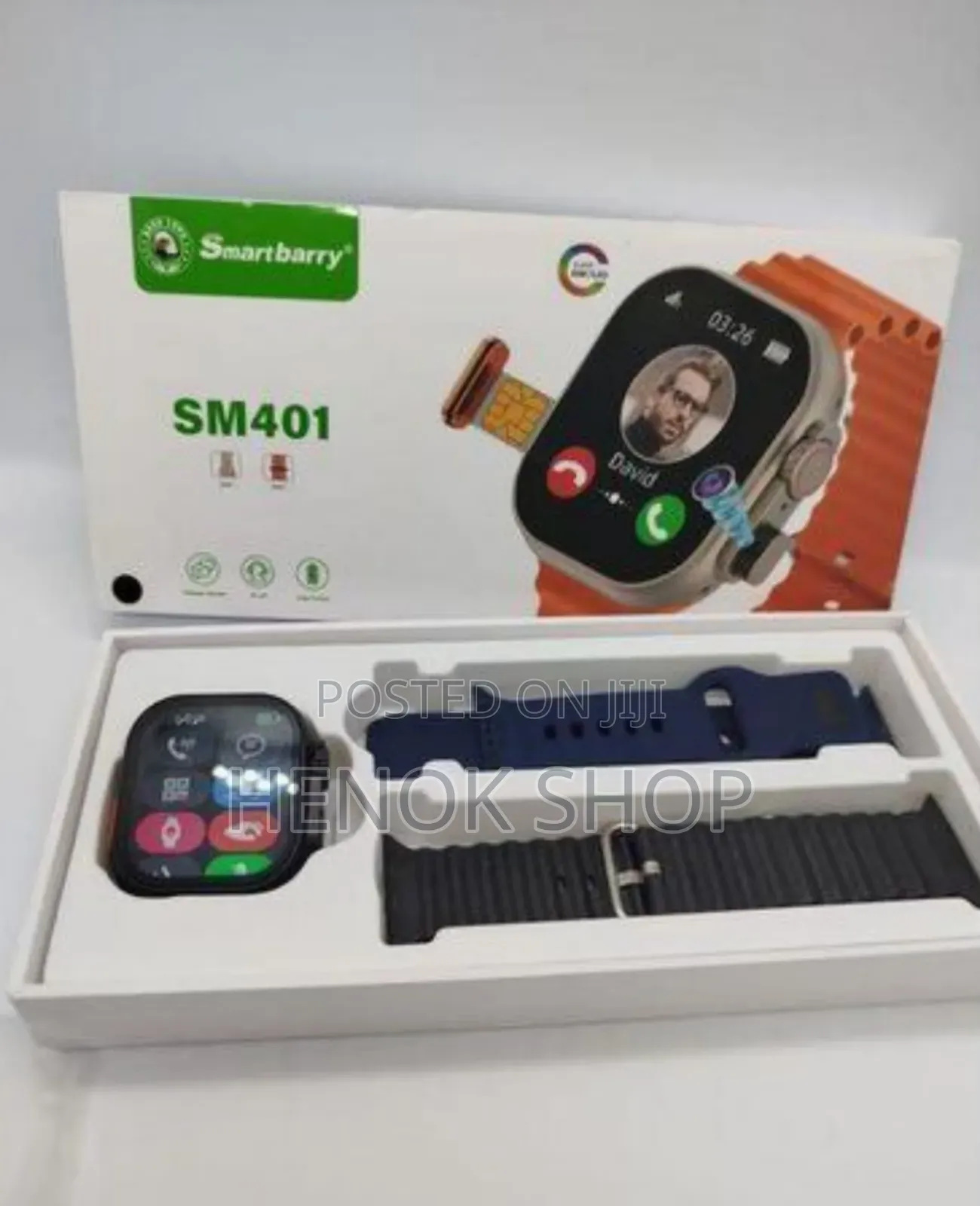 ሲም የሚቀበል Sm 401 Smartwatch