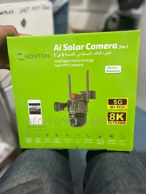 Triple Lens Solar Security Camera