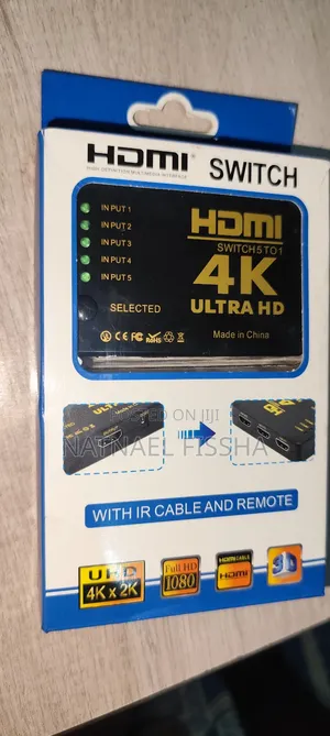 Hdmi Switch ከ5 Device ወደ 1 Tv