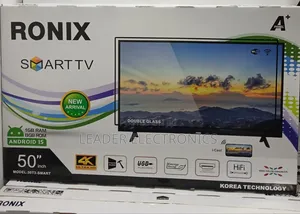 Ronix Tv 50′′ Smart Android Tv – Hd | Android 15 | Double Glass