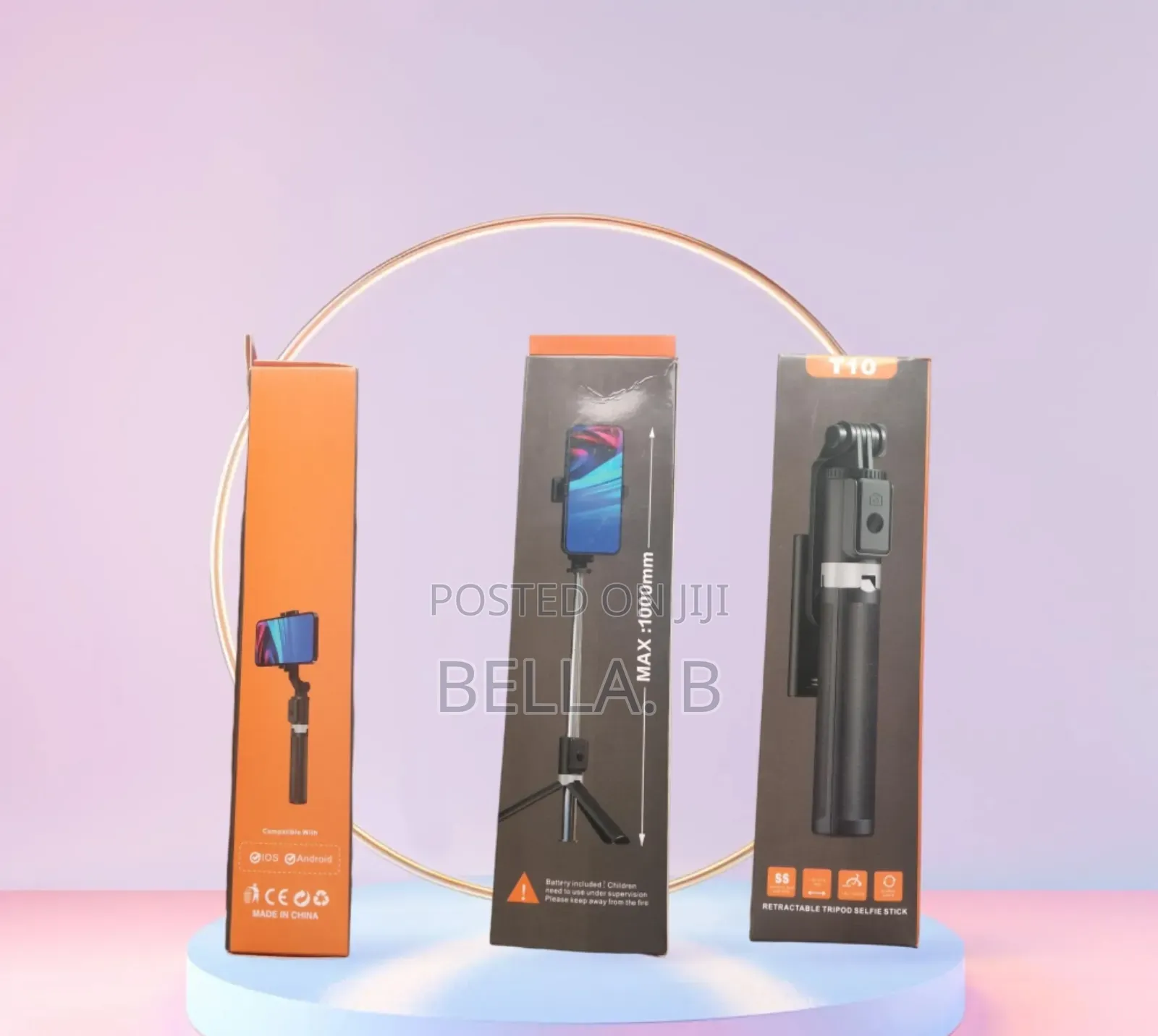 T10 Tripod Selfie Stick - Shoot Like a Pro.