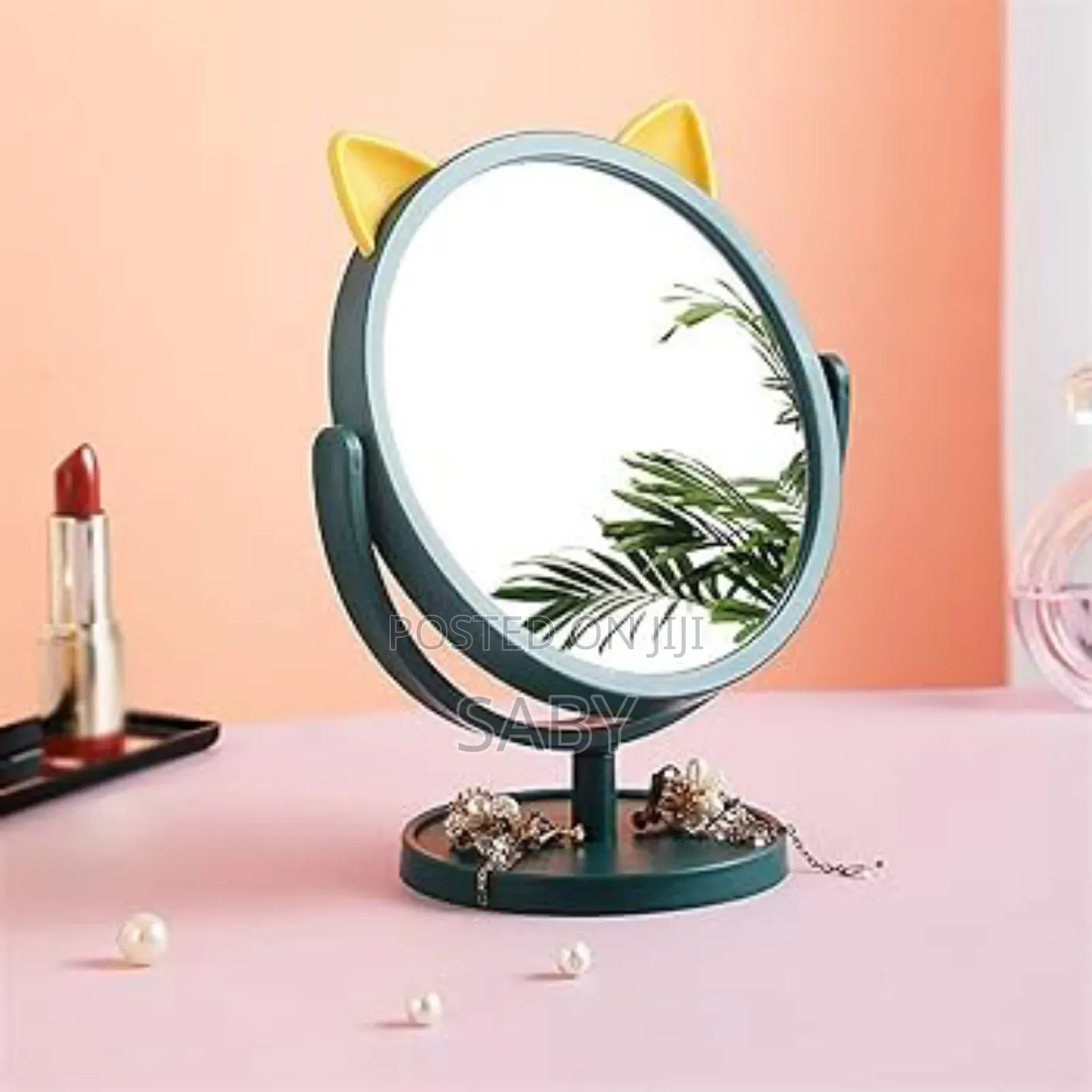 Portable Rotating Tabletop Mirror