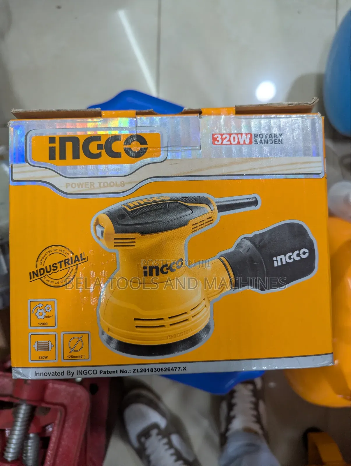Ingco Orbital Sander 320w High Quality Professional Sanding Machine