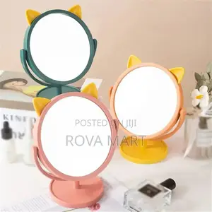 Portable Rotating Tabletop Mirror