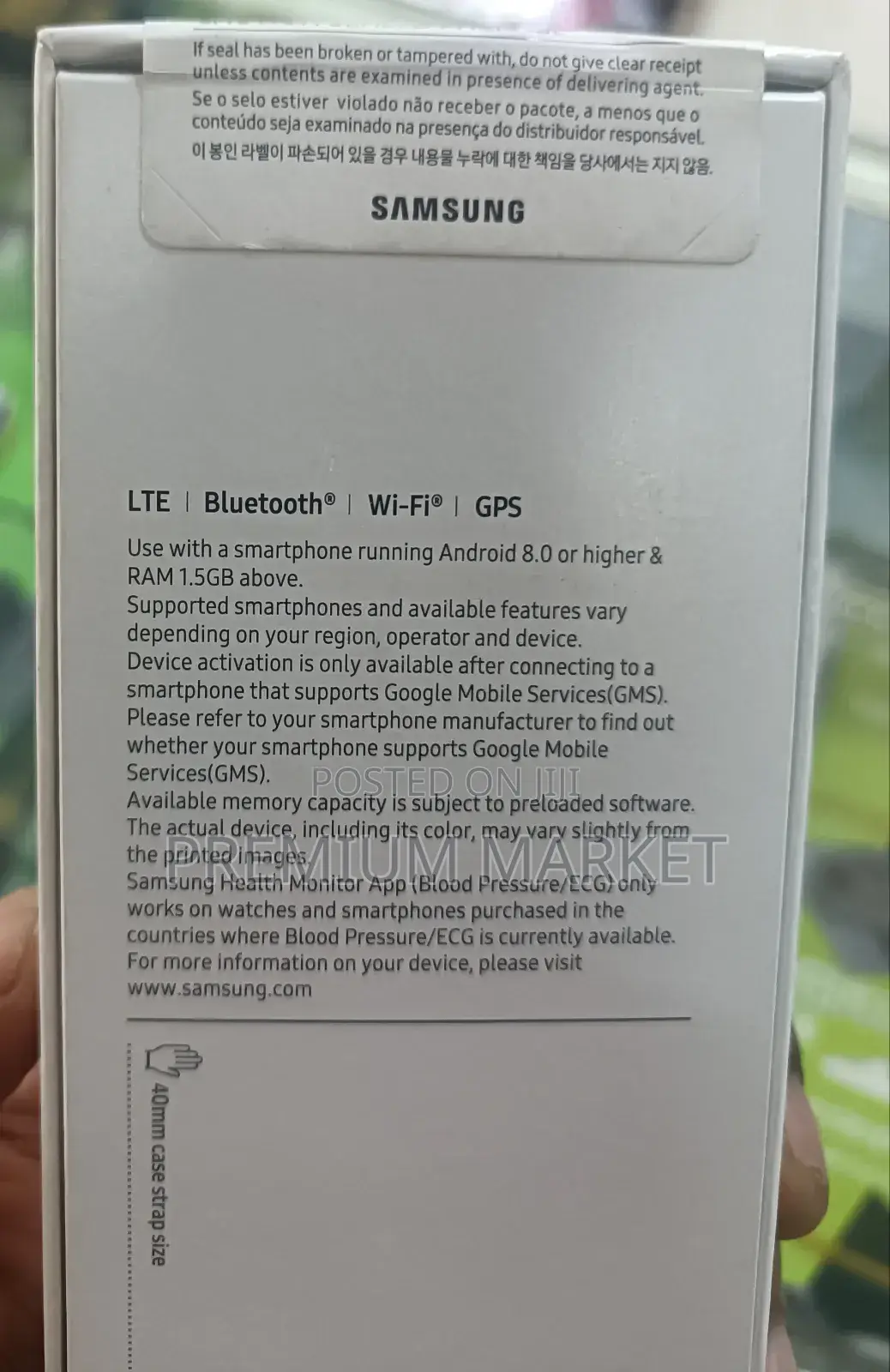 The Samsung Galaxy Watch5 (Lte)