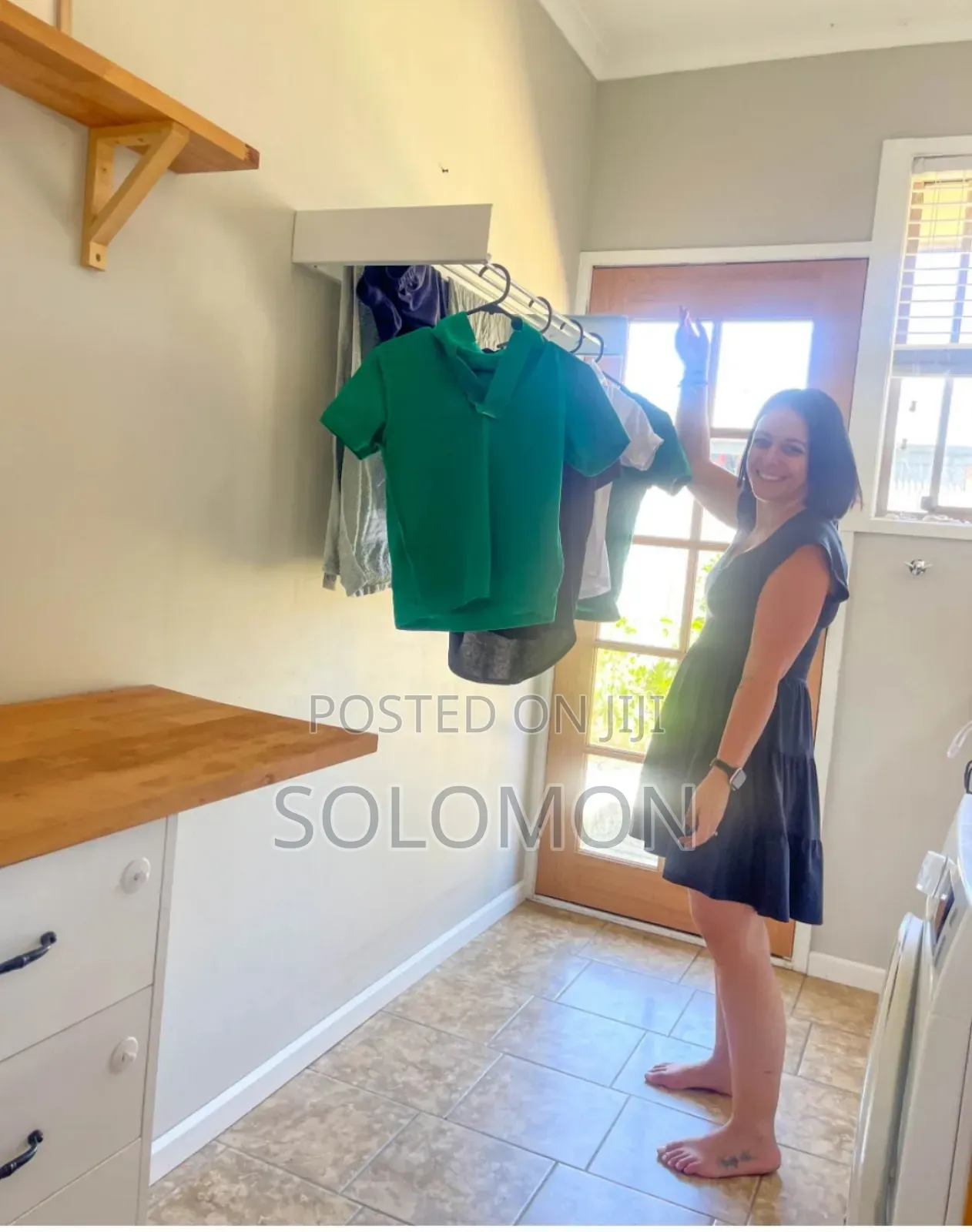 Wall Mounted Clothes Drying Rack