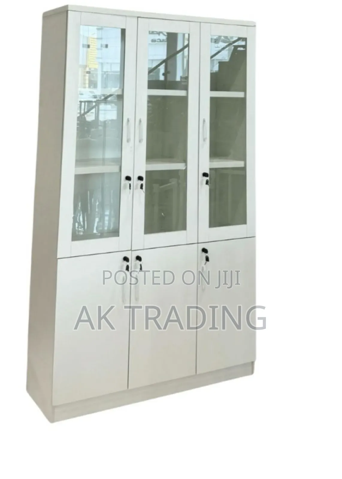 Full Imported MDF 3 Door Shelving