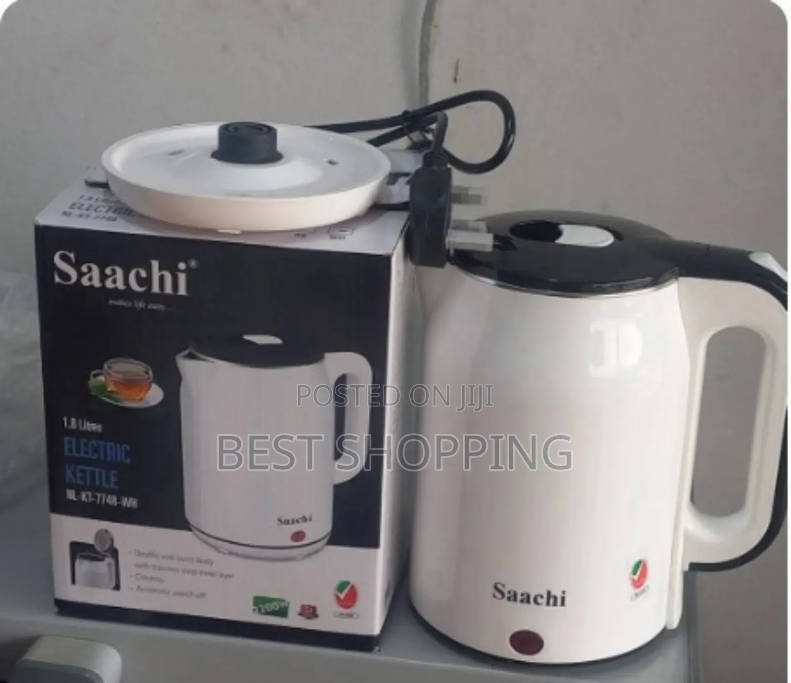 Saachi Electric Kettle 1.8 Liter Original Boiler