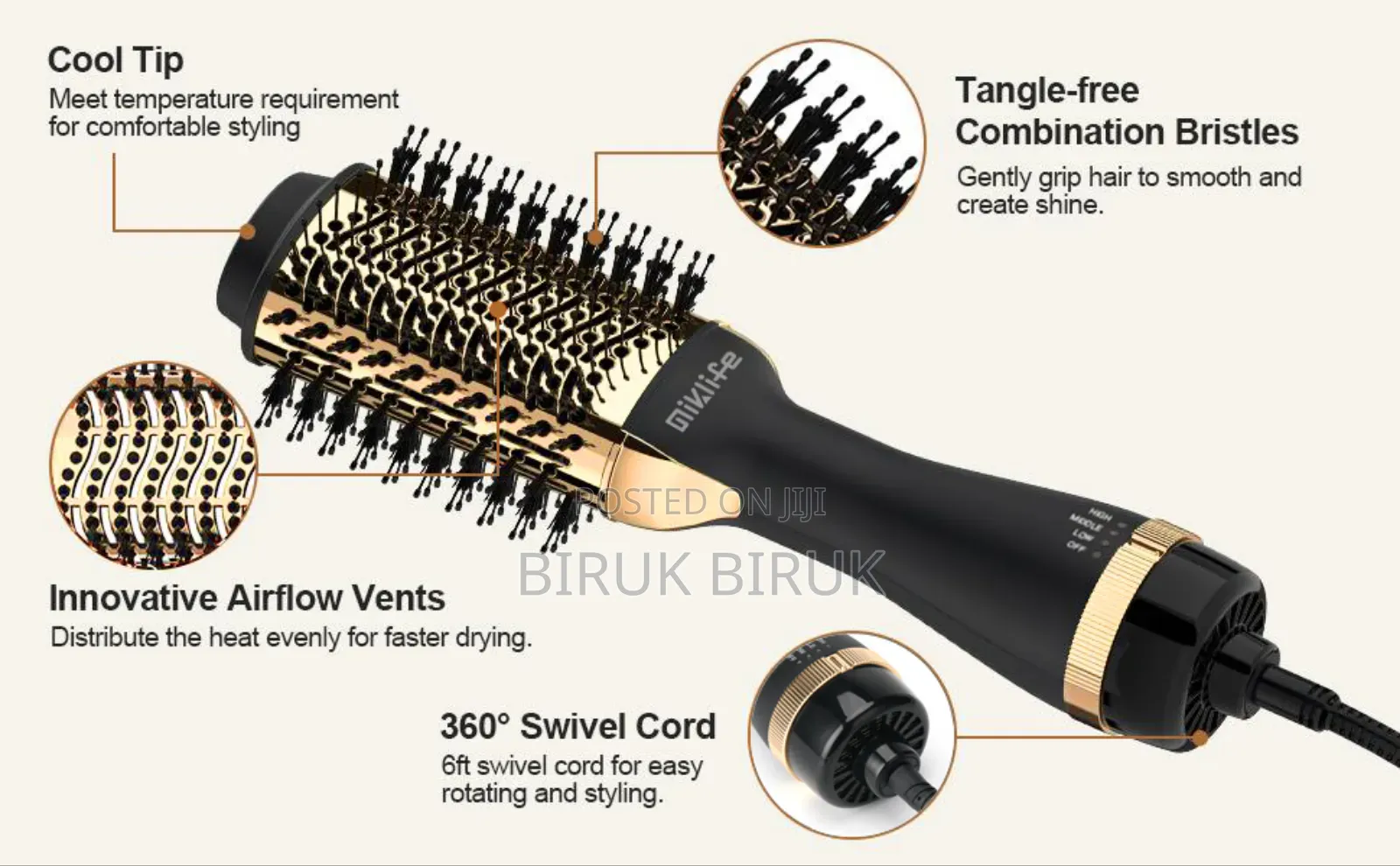 Hometime Hair Dryer Styler