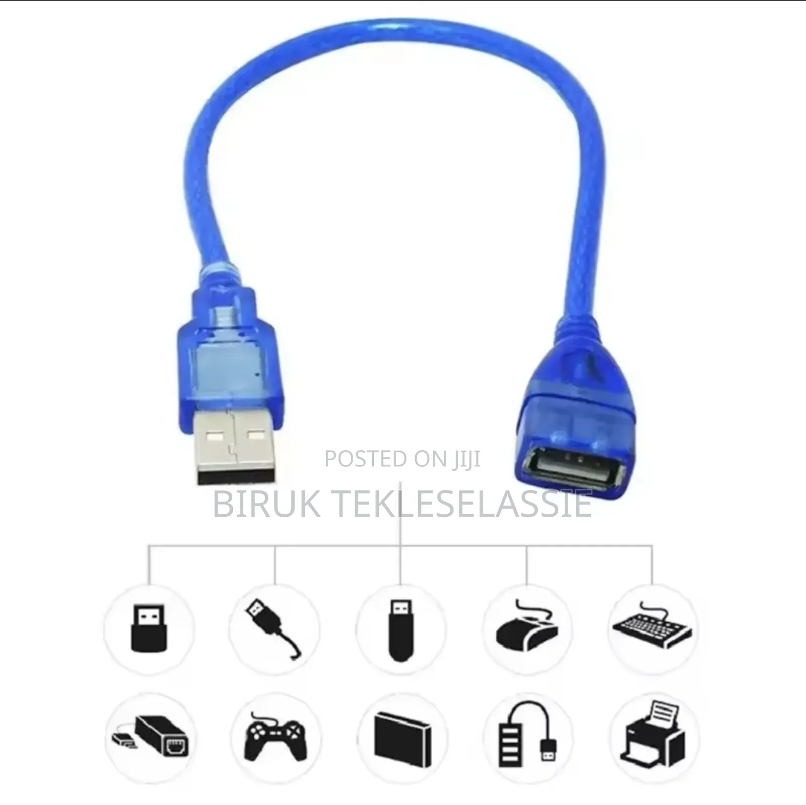 Usb 2.0 Extension Cable Male to Female 3 Meter
