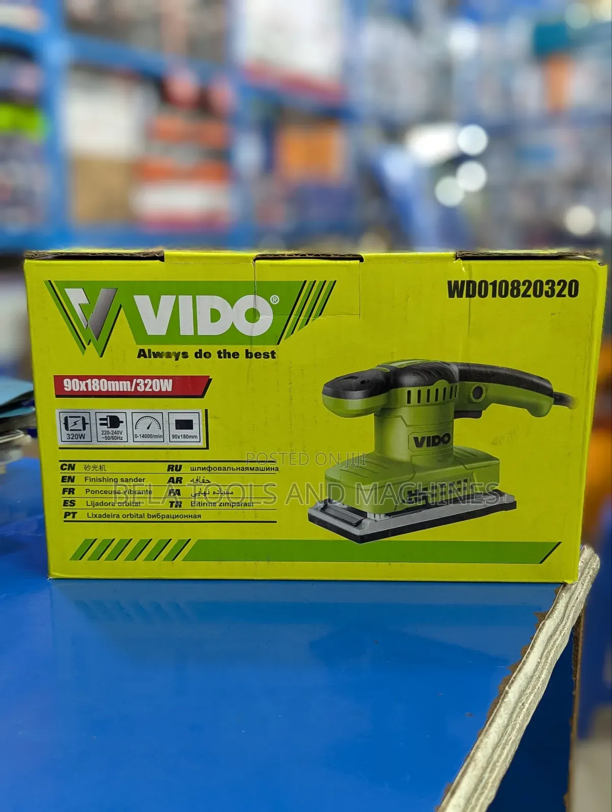 Vido Finishing Sander 320w High Quality Professional Sanding Machine