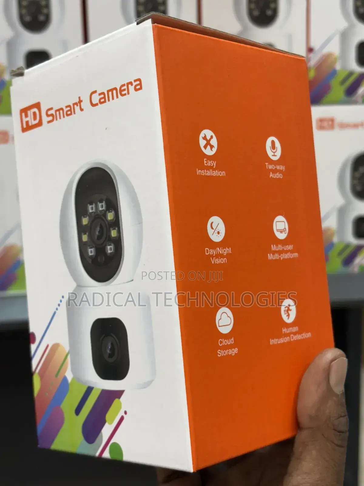 Dual Lens 360° Hd Smart Full Hd Security Camera